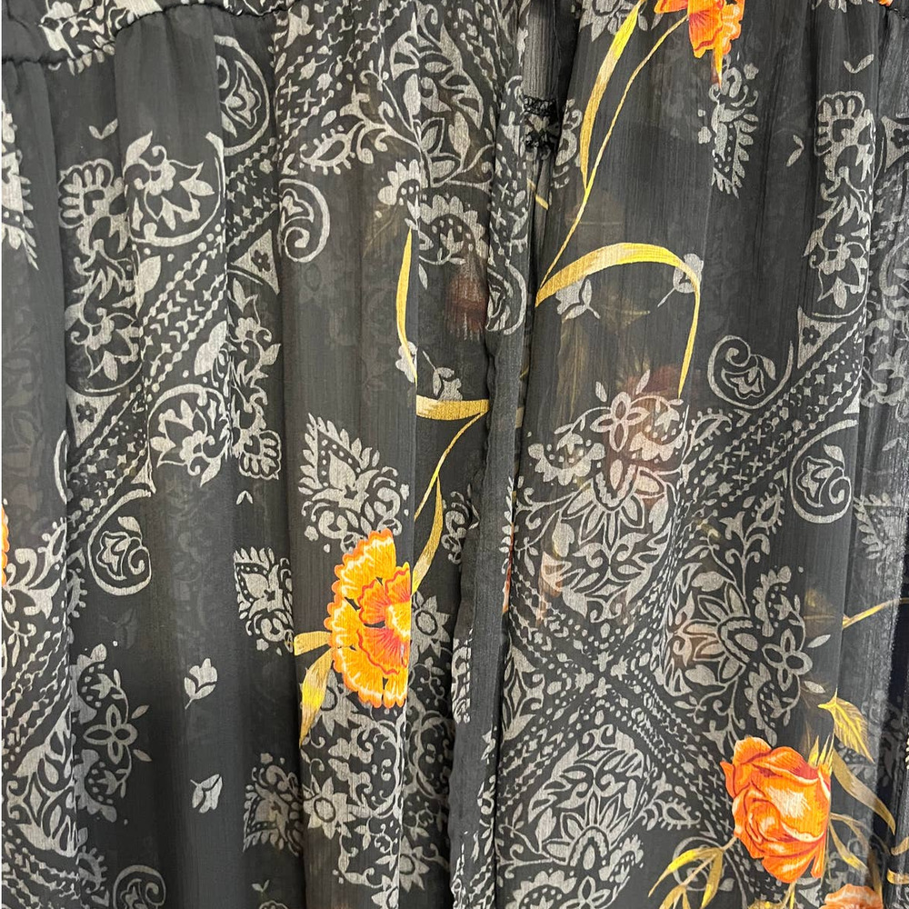 SOLD>>>>Torrid Kaftan Cover Up Sheer Floral - Picture 3 of 6